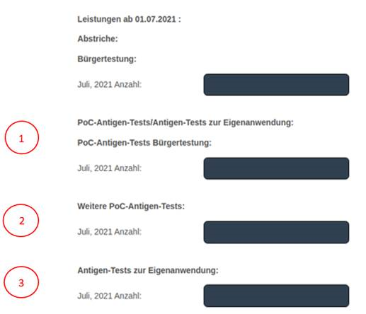 Abrechnung im Web-Portal