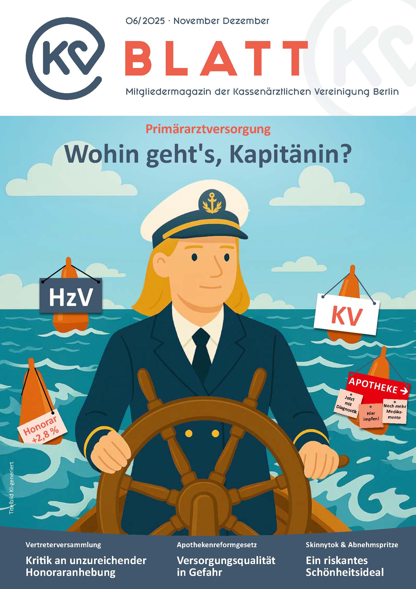 Titelbild des KV-Blatts Ausgabe 06/2025