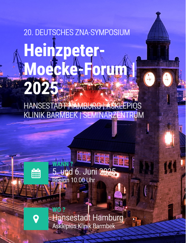Agenda ZNA-Symposium Heinzpeter-Moecke-Forum 2025, Hamburg